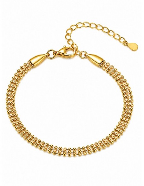 PULSERAS BAÑADAS EN ORO