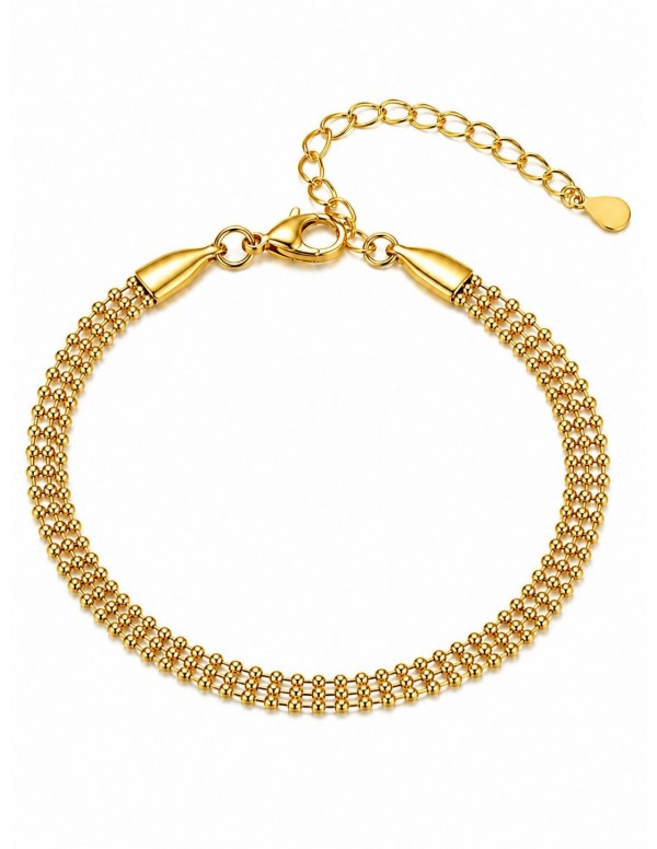 PULSERAS BAÑADAS EN ORO
