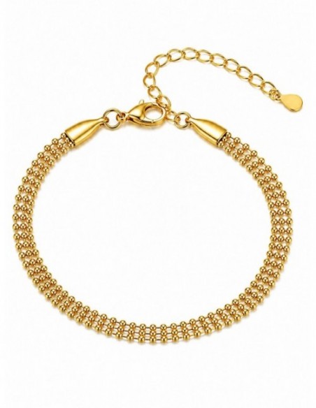 PULSERAS BAÑADAS EN ORO