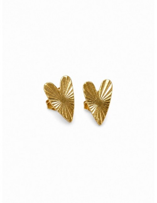AROS BAÑADOS EN ORO CORAZON