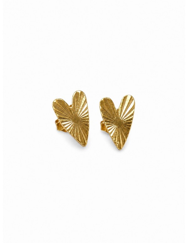 AROS BAÑADOS EN ORO CORAZON