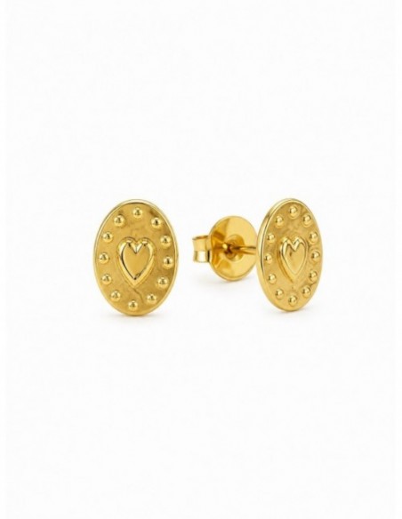 AROS BAÑADOS EN ORO CORAZON