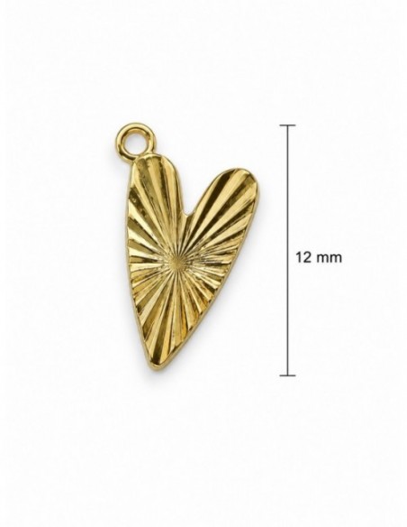DIJE BAÑO DE ORO CORAZON