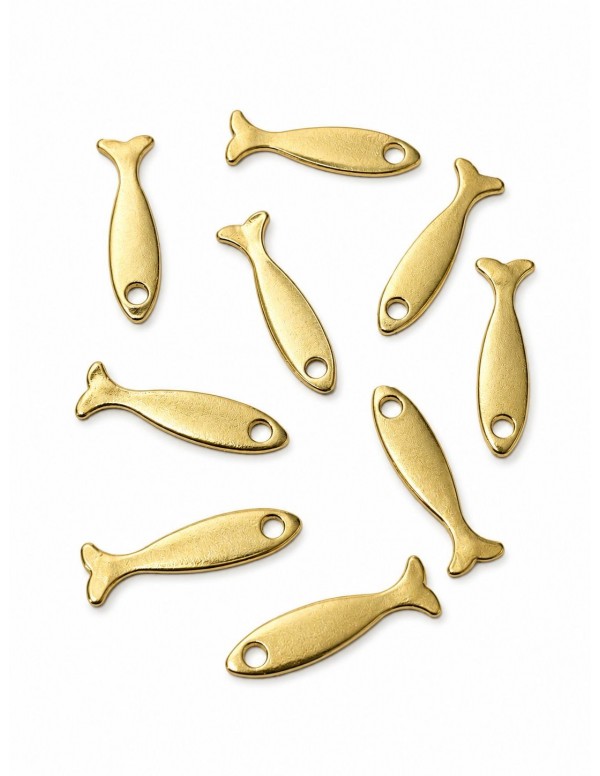 DIJE BAÑO DE ORO PEZ