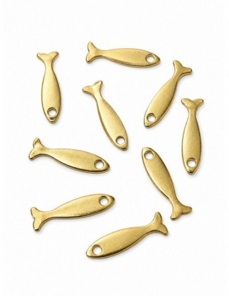 DIJE BAÑO DE ORO PEZ