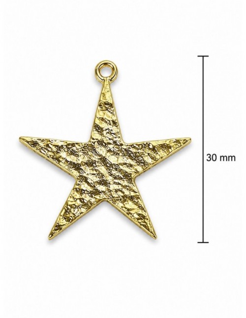 DIJE BAÑO DE ORO ESTRELLA