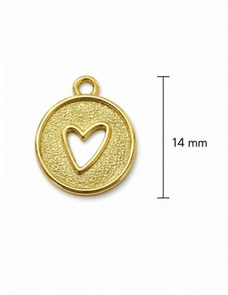 DIJE BAÑO DE ORO CORAZON