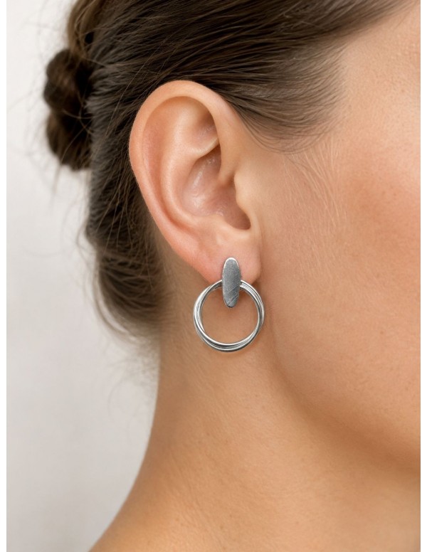 AROS BAÑADOS EN PLATA