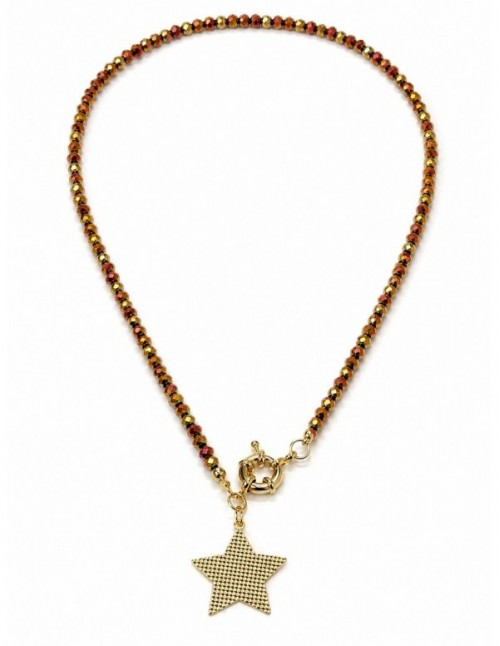 COLLAR BAÑO DE ORO ESTRELLA