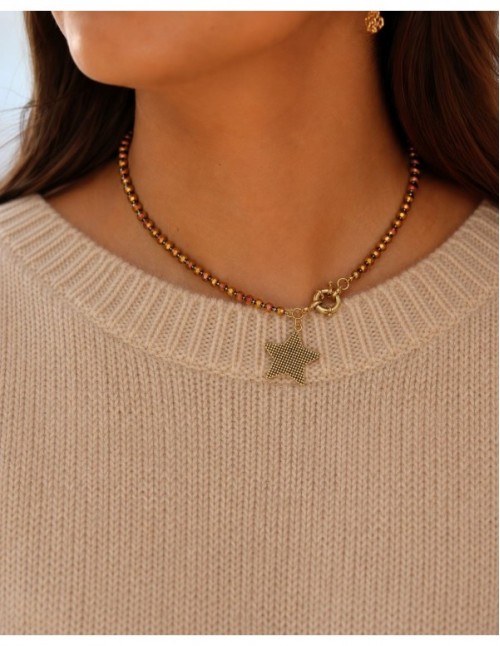 COLLAR BAÑO DE ORO ESTRELLA 2