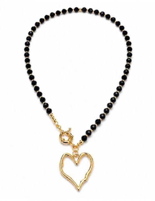 COLLAR BAÑO DE ORO CORAZON