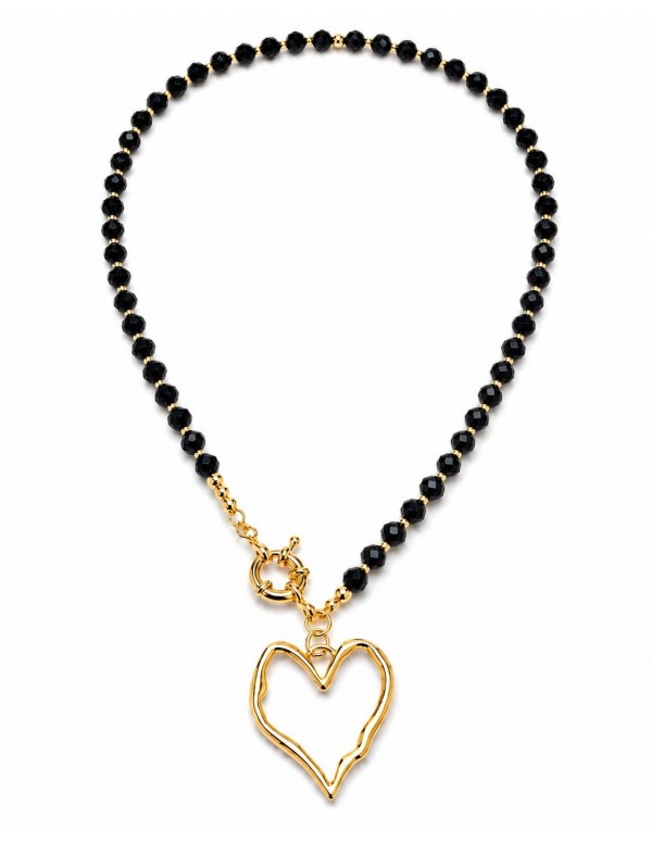 COLLAR BAÑO DE ORO CORAZON