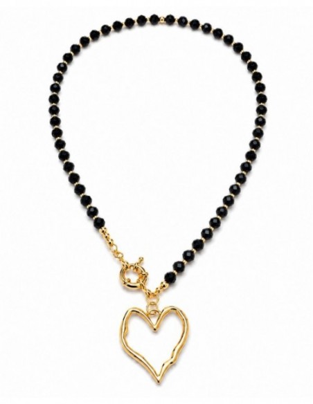 COLLAR BAÑO DE ORO CORAZON