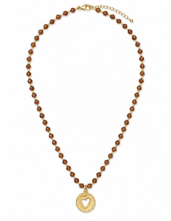 COLLAR BAÑO DE ORO CORAZON