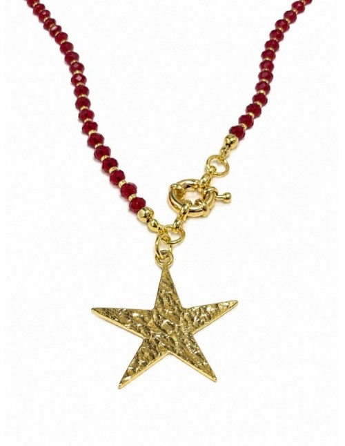 COLLAR BAÑO DE ORO ESTRELLA