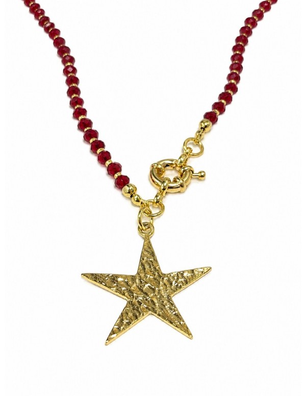 COLLAR BAÑO DE ORO ESTRELLA