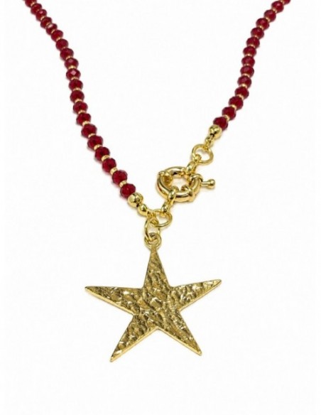 COLLAR BAÑO DE ORO ESTRELLA