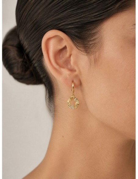 AROS BAÑADOS EN ORO ESTRELLA