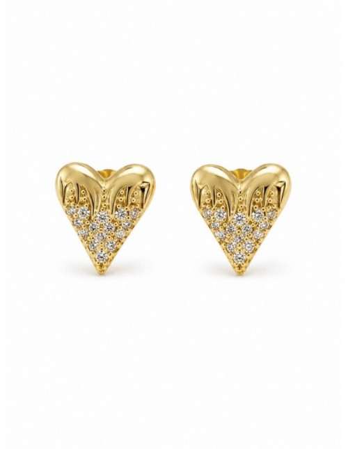 AROS BAÑADOS EN ORO CORAZON