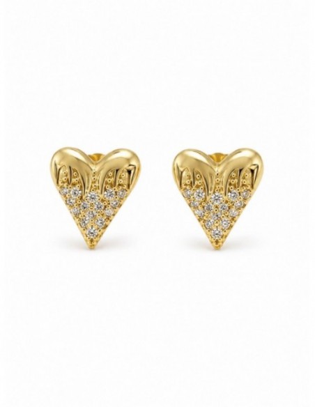 AROS BAÑADOS EN ORO CORAZON