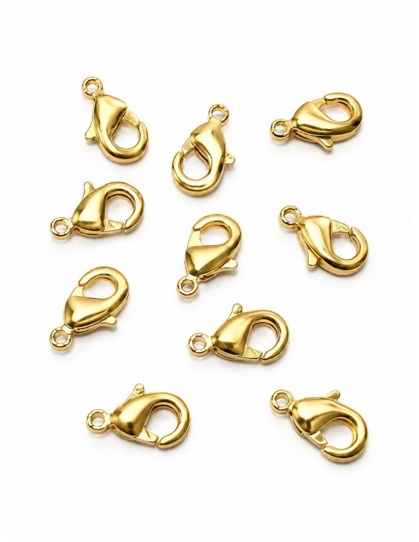 BROCHE BAÑADO EN ORO 10MM