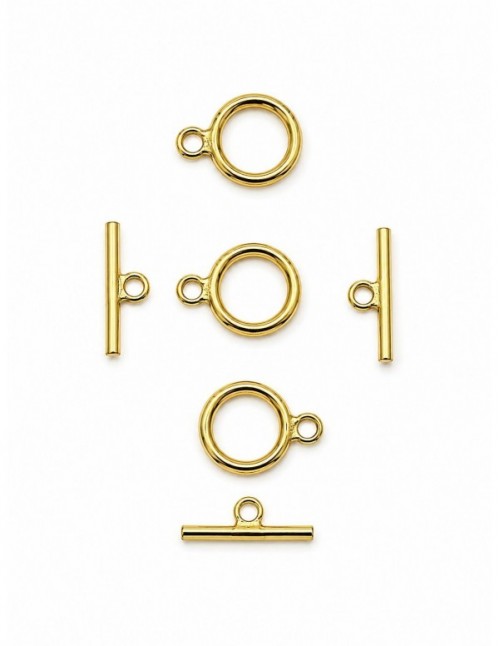 BROCHE BAÑADO EN ORO 14MM 2