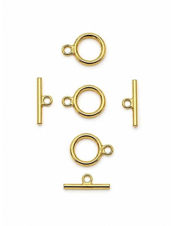 BROCHE BAÑADO EN ORO 14MM
