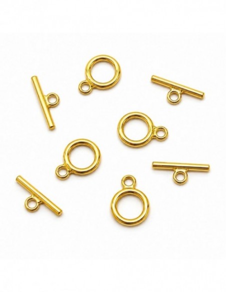 BROCHE BAÑADO EN ORO 11MM