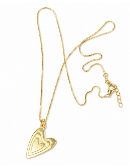 COLLAR BAÑADO EN ORO CORAZON