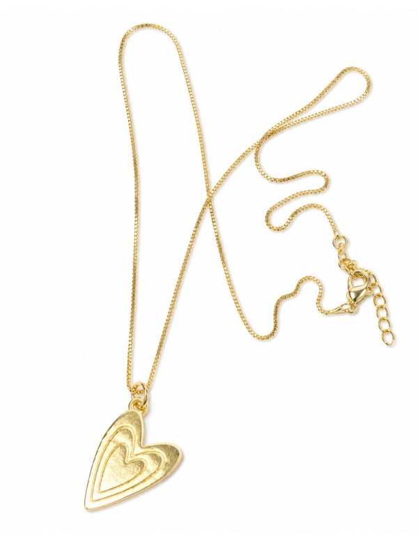COLLAR BAÑADO EN ORO CORAZON
