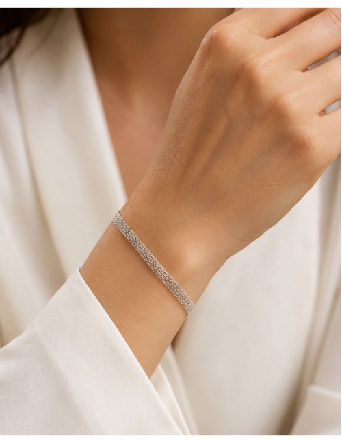 PULSERA BAÑO DE PLATA 2