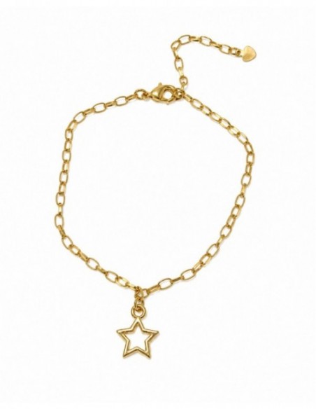 PULSERA BAÑO DE ORO ESTRELLA