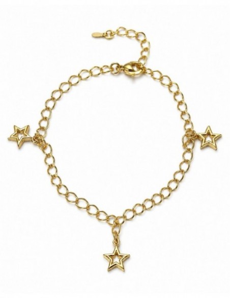 PULSERA BAÑO DE ORO ESTRELLA