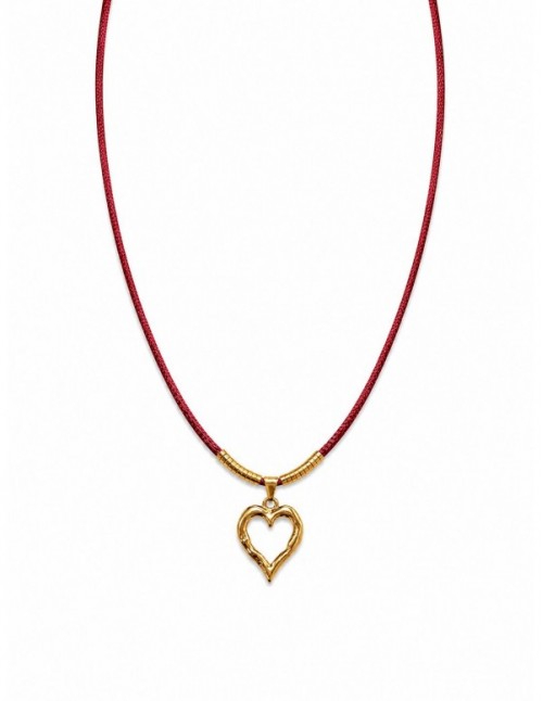 COLLAR BAÑADO EN ORO CORAZON