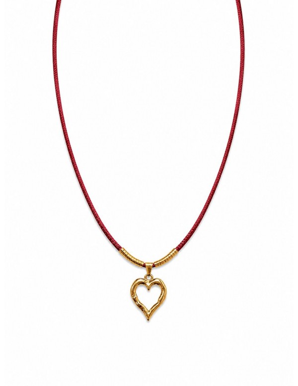 COLLAR BAÑADO EN ORO CORAZON