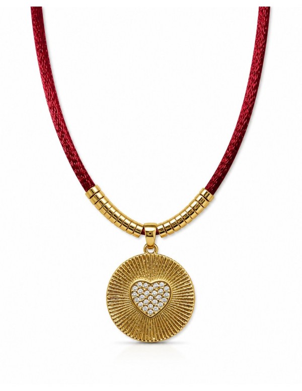 COLLAR BAÑADO EN ORO CORAZON