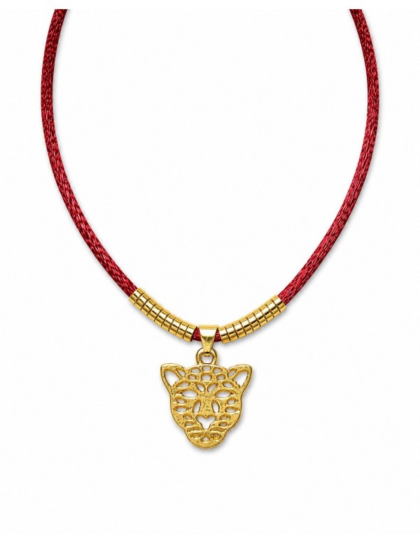 COLLAR 45CMS BAÑADO EN ORO TIGRE