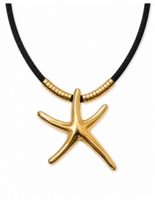 COLLAR BAÑADO EN ORO ESTRELLA