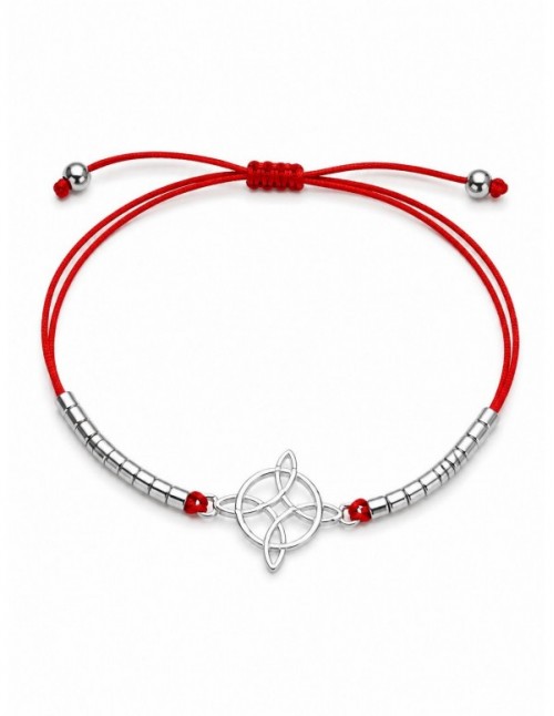 PULSERA BAÑADA EN PLATA ROJA