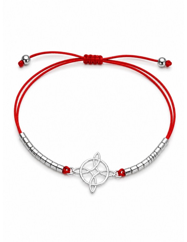 PULSERA BAÑADA EN PLATA ROJA