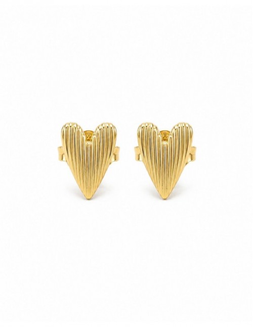 AROS BAÑADOS EN ORO CORAZON