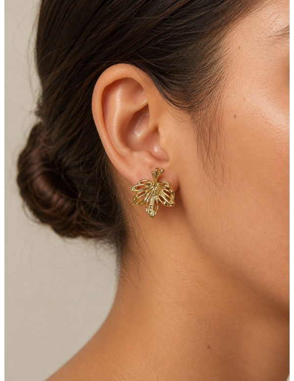 AROS BAÑADOS EN ORO HOJAS