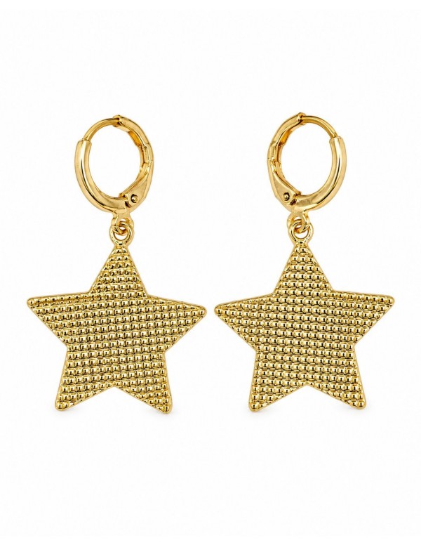 AROS BAÑADOS EN ORO ESTRELLAS