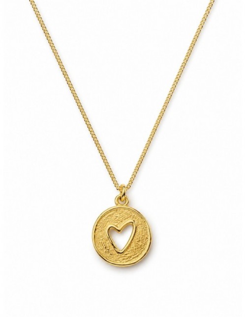 COLLAR BAÑADO EN ORO CORAZON