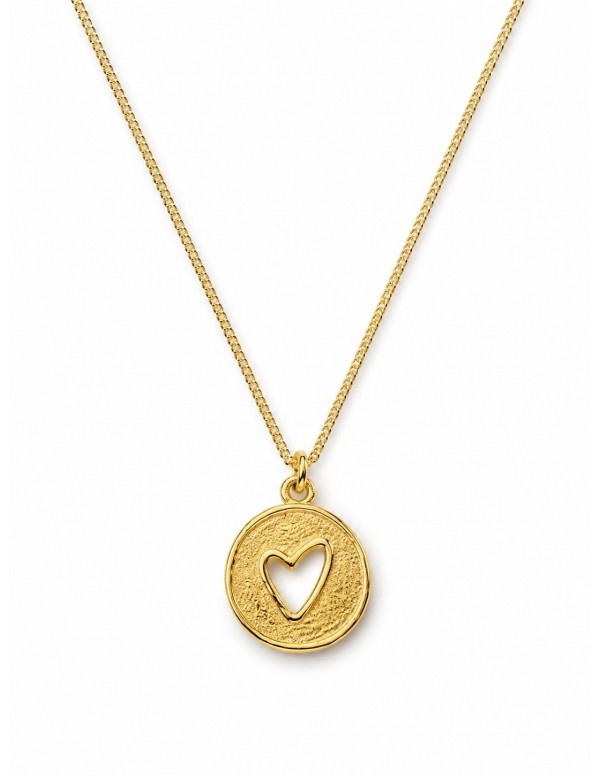 COLLAR BAÑADO EN ORO CORAZON