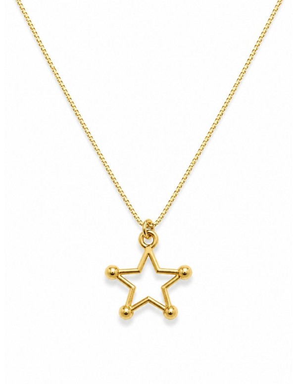 COLLAR BAÑADO EN ORO ESTRELLA