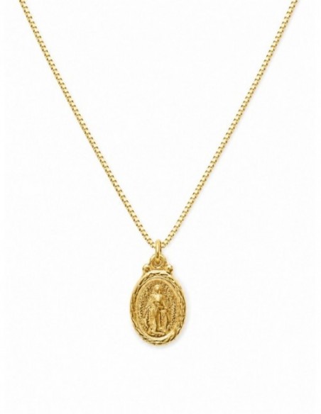 COLLAR BAÑADO EN ORO RELIGIOSO