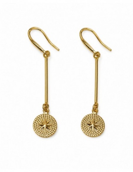 AROS BAÑADOS EN ORO ESTRELLA