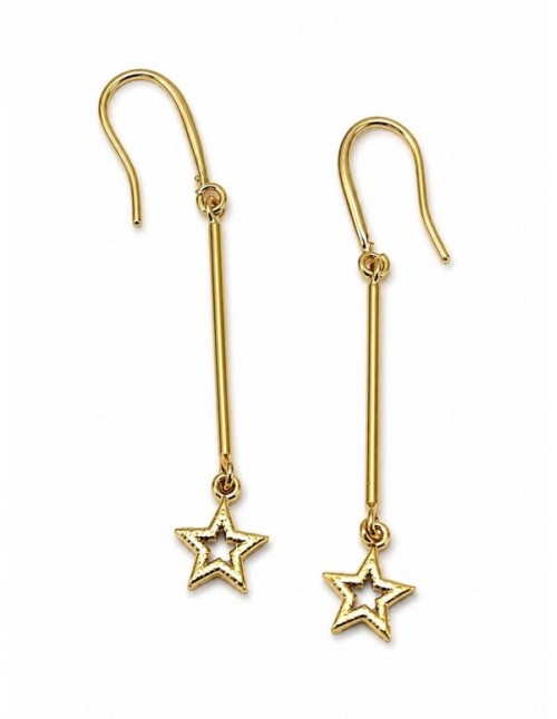 AROS BAÑADOS EN ORO ESTRELLA