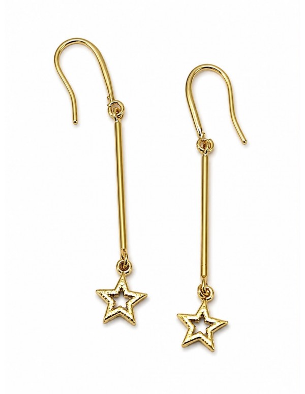 AROS BAÑADOS EN ORO ESTRELLA